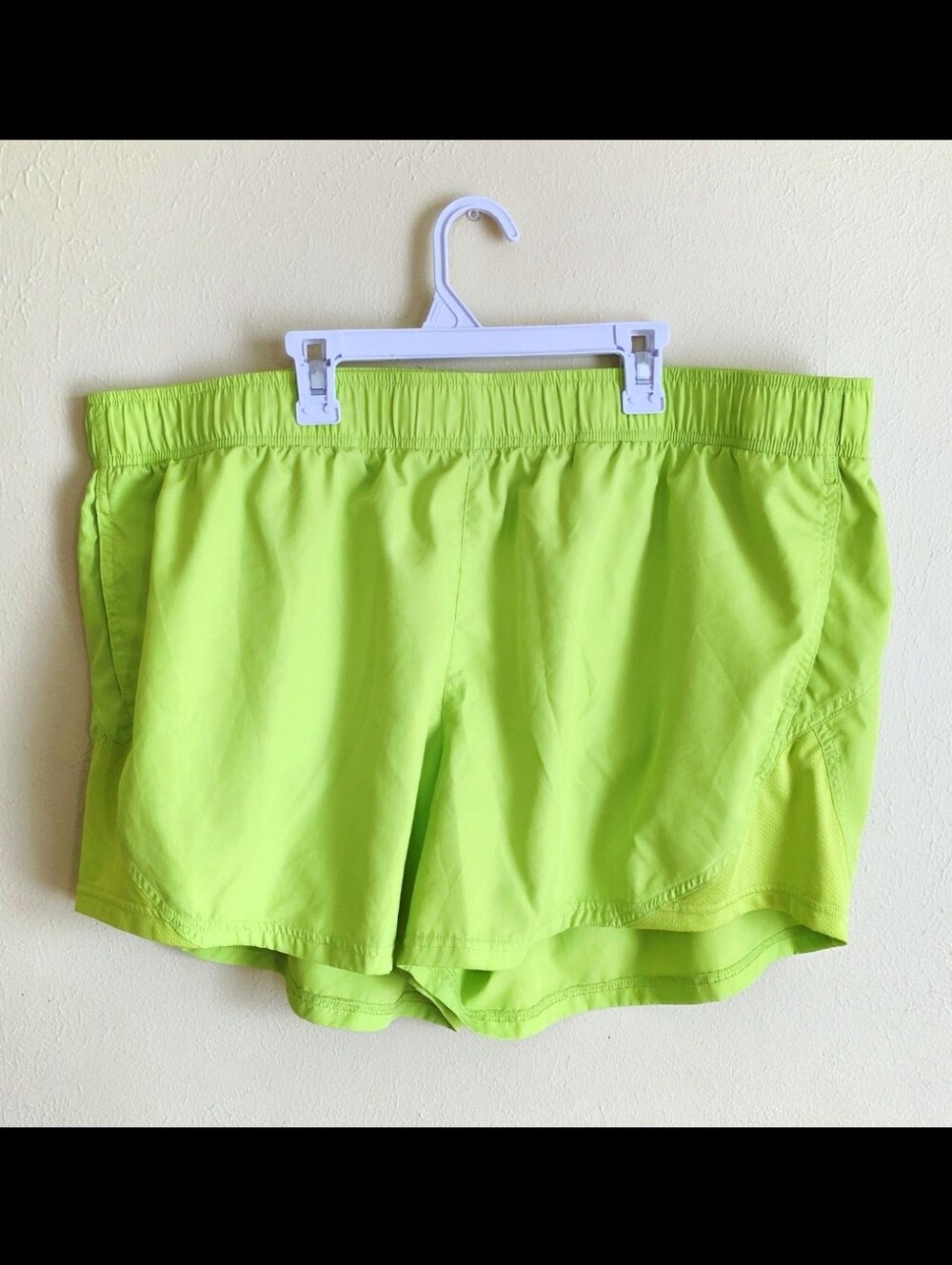 Athletic Works Lined Green Shorts Casual Workout Lounge Jogging Gym Plus XXXL